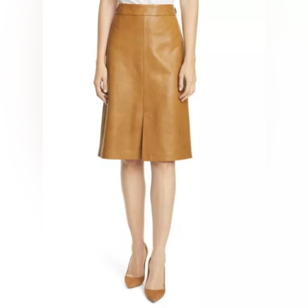 NWT Brown Leather Skirt